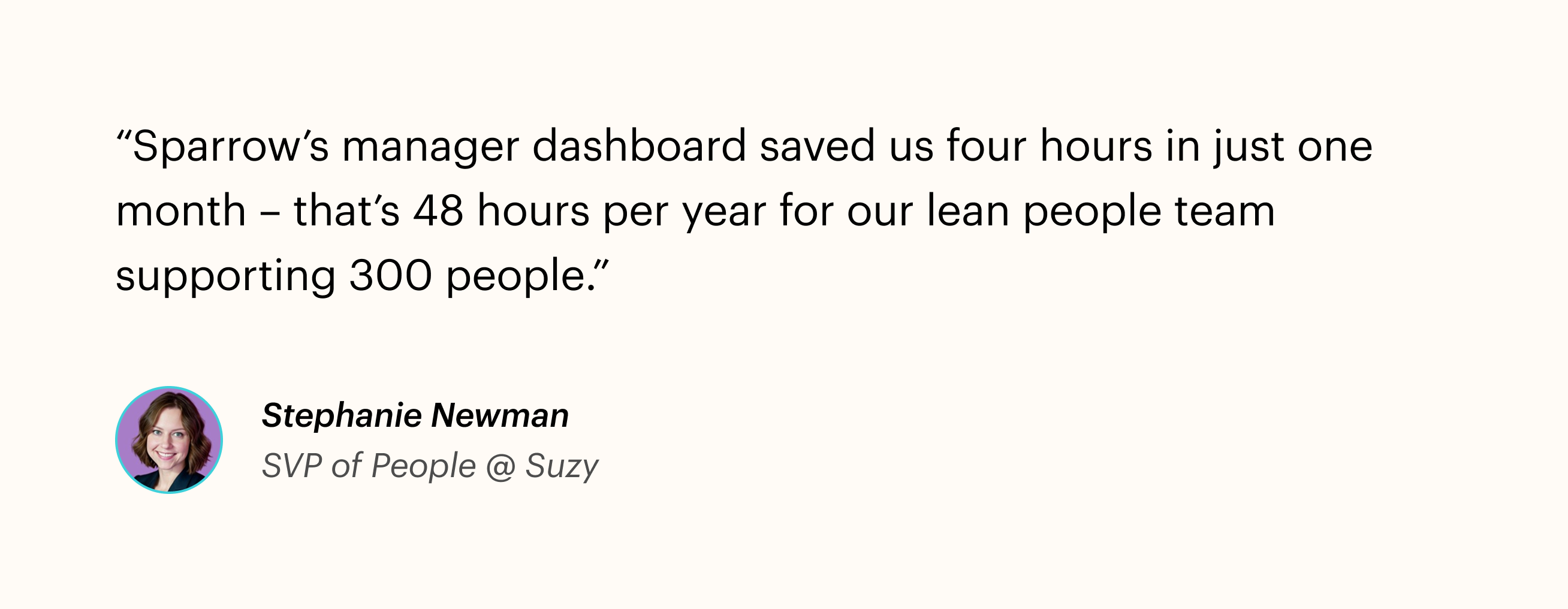 "The Future of Leave Management" - Suzy Quote